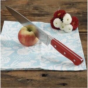 New Pioneer Woman Frontier Red 8-Inch Chef Knife full-tang, stainless steel